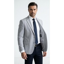 Plus Scorpion CK145 Erkek Slim Fit Klasik Ceket Dokulu Kumaş Modern Kesim