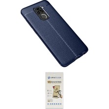 TKÇ Ieg™ Redmi Note 9 Kılıf Doruk Klasik Özel Seri - Siyah Mat Seramik Nano Ekran Koruyucu