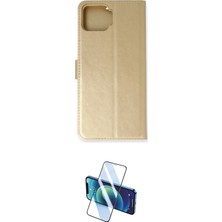 TKÇ Ieg™ Reno 4 Lite Kılıf Siluet Işık Serisi - Siyah 3D Antistatik Cam Ekran Koruyucu