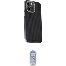 TKÇ  iPhone 15 Pro Kılıf Kıvılcım Modern Özel Seri - Siyah Joko Magic 5d Cam