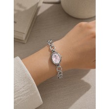 Boris Accessory Kadın Gold Ince Kordon Oval Kadran Şık Bileklik Saat – Zarif Tasarım