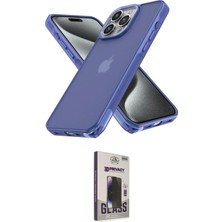 TKÇ Ieg™ Iphone 15 Pro Kılıf Atlas Form - Siyah Bilvis Hayalet Cam Ekran Koruyucu