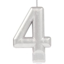 İsingir Shopping 4 Rakam Mum Gümüş Renk