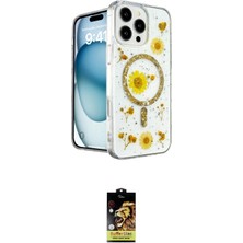 TKÇ  iPhone 16 Pro Kılıf Kozmos Doku - Siyah Buffer Cam Ekran Koruyucu