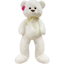 Markaon Üreticiniz 1193B Puffy Salaş Ayı 130 cm Beyaz YN1348