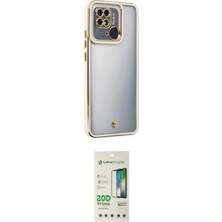 TKÇ Ieg™ Redmi 10C Kılıf Çekirdek Klasik Serisi - Siyah 20D Premium Cam Ekran Koruyucu