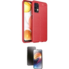 TKÇ Ieg™ Galaxy A32 Kılıf Doruk Klasik Özel Seri - Siyah 3D Antistatik Mat Seramik Nano Ekran Koru