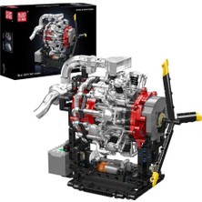 Mould King 10211 Radial Aviation Engine Motosiklet Yapı Seti – 1147 Parça (Mouldking)