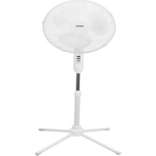 Midcom FAN10 Ecowind Beyaz 16 Maks 45W 3 Kademe 1100RPM Metal Yıldız Ayak 3 Bıçaklı Vantilatör