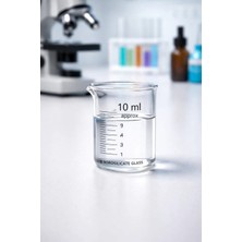 Labolist Beher Cam Dereceli 10 ml  1 Adet