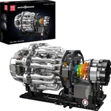 Mould King 10216 Turbojet Engine Motosiklet Yapı Seti – 1214 Parça (Mouldking)