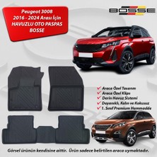 BOSSE Peugeot 3008 Paspas Araca Özel 2016 2024 Arası 3D Havuzlu Oto Paspas