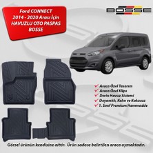 BOSSE Ford Connect Paspas Araca Özel 2014 -2020 3D Havuzlu Oto Paspas