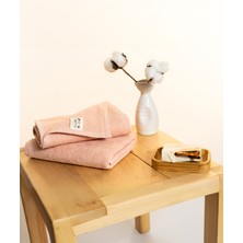 Rikka Home %100 Pamuk Coresoftair Kalite, Ekstra Yumuşak, Hacimli Misafir/bebek Havlusu Seti(2 Adet 41X76CM)