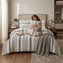 Goldroom Home Ipliği Boyalı Çift Kişilik Nevresim Takımı