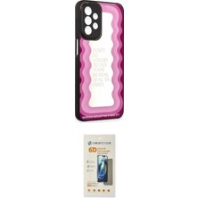 Masa Dostu Ieg™ Galaxy A23 4g Kılıf Odak Klasik Serisi - Siyah 6d Mat Seramik Hayalet Nano Ekran Koruyucu