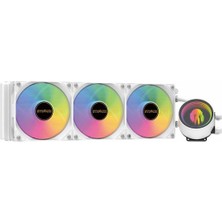 Strong Snowland First Rainbow Beyaz 360MM Işlemci Sıvı Soğutma