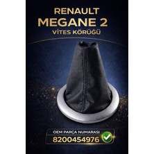 OtoPusula Renault Megane 2 Vites Körüğü 2002-2009 Uyumlu Suni Deri Vites Körüğü Oem 8200454976