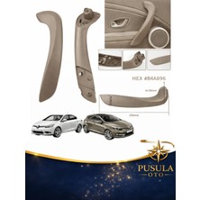 OtoPusula Fluence / Megane 3 Sol Sürücü Kapı Kol Tutamağı / Kolçak - Bej (809600015R)