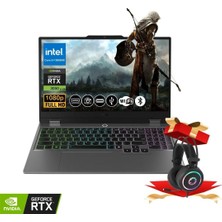Lenovo Loq Gaming Notebook I5-12600HX 16GB Ram 1tb SSD RTX3050 6gb 15.6" Fhd 144Hz IPS Freedos 83GS00P8TR ATL88 + Kulaklık