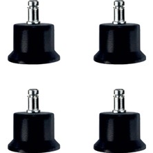 Nemere Bekleme Bingo Ayak Geçmeli Pimli - 50MM - Siyah 11MM HKS282 - 4 Adet