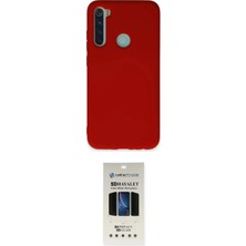 Masa Dostu Ieg™ Redmi Note 8 Kılıf Ahenk Serisi - Siyah 5d Hayalet Cam Ekran Koruyucu