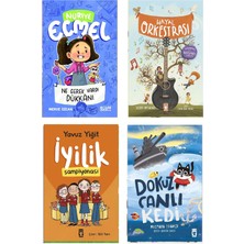 Timaş Çocuk 3-4.sınıf Okuma Seti Nuriye Ecmel Hayal Orkestrası Iyilik Şampiyonası Dokuz Canlı Kedi 4 Kitap Takım