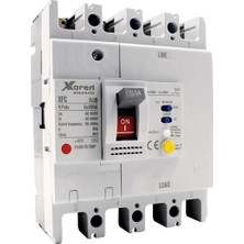 Xkoren 4X250A 50KA Kaçak Akım Korumalı Kompakt Şalter XFC-250-4P-250A