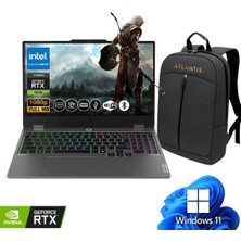 Lenovo Loq Gaming Notebook I5-12600HX 64GB Ram 2tb SSD RTX3050 6gb 15.6" Fhd 144Hz IPS WIN11PRO 83GS00P8TR ATL146 +Çanta