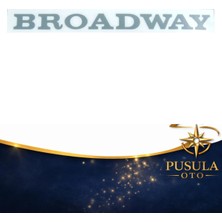 OtoPusula R.9 Broadway Kağıt Yazı Oto Yedek Parça Uyumlu Kaliteli Dayanıklı Uyumlu Oto Yedek Parça