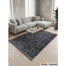 NarStore Home Kaymaz Tabanlı Saçaklı Yıkanabilir Leke Tutmaz Kesme Kabartmalı Salon Koridor Mutfak Halısı