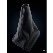 OtoPusula Peugeot 206 Uyumlu Vites Körüğü Siyah Deri Oem 7588PC