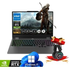 Lenovo Loq Gaming Notebook I5-12600HX 64GB Ram 2tb SSD RTX3050 6gb 15.6" Fhd 144Hz IPS WIN11PRO 83GS00P8TR ATL167 +Kulaklık