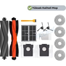 robotyedek Dreame X40 Ultra (RLX63CE) ve L40 Ultra (RLX53SE) Uyumlu Ana Fırça Hepa Filtre Mop Toz Torbası Seti-14 Parça
