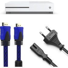 Xbox One S Güç Kablosu Hdmi Örgülü Kablo Set Xbox Aksesuar