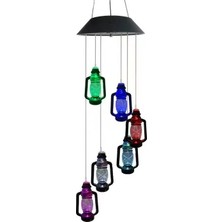Sz Master Bilişim Güneş Enerjili Retro Gazyağı Lambası LED Renk Değişimli Asılı Fener Bahçe Balkon Avlu Teras Dekoratif Aydınlatma Su Geçirmez Solar Lamba Iç Dış Mekan