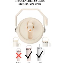 Stanley 1.18 Quencher Flip Straw Uyumlu Kapak  – Taşıma Kulplu Termos Sızdırmaz Kapak