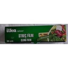 İlka Streç Film 30X240 mt 8mikron Kutulu Tırtıl Bıçaklı