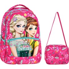 Little Princess Pembe Ilkokul Sırt Çantası + Beslenme Çantası (2311))