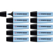 Stabilo Fosforlu Kalem Boss Nature Colors Esintili Mavi 10'lu Paket