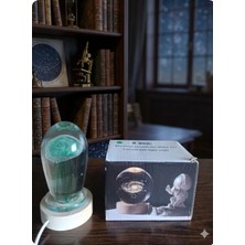 Ayder Online Satış Ahşap Altlıklı Işıklı Küre