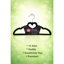 Lucky Clover Premium Kadife Askı Seti (10 Adet) – Zarif Düzen, Kusursuz Koruma
