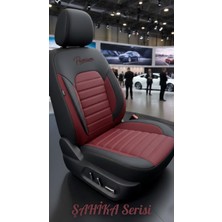 Galaxy Kıa Rıo Hatchback 2012-2015 Uyumlu Şahika Serisi Oto Koltuk Kılıfı Fermuarlı