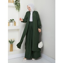 Kaes Giyim Kadın Uzun Ikili Tesettür Tunik Takım