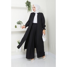 Kaes Giyim Kadın Uzun Ikili Tesettür Tunik Takım