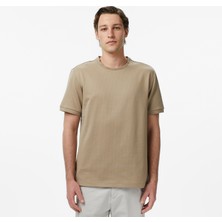 Nautica Erkek Bej Regular Fit T-Shirt V65322T.2GR