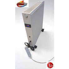 Germısı Hybrit Inverter Akıllı Elektrikli Petek Radyatör 60X60CM 750WATT Tekerlikli 60CM X60CM