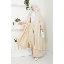 Kaes Giyim Kadın Uzun Ikili Tesettür Tunik Takım