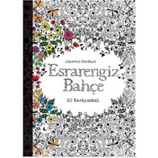 Renklime Esrarengiz Bahçe (20 Kartpostal)