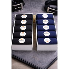 Midlora Erkek Modal Soket Çorap 10’lu Set (40-44 Numara) Siyah & Lacivert Terletmez Dikişsiz Yumuşak Çorap